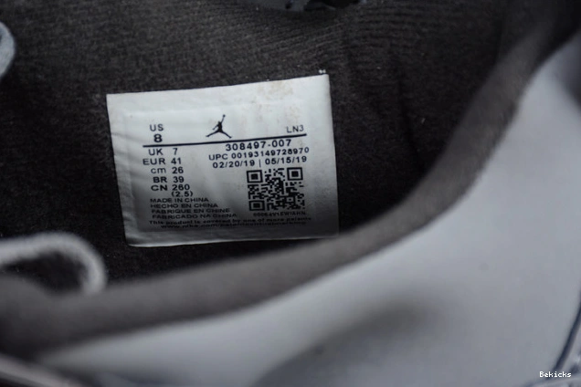 Reps BK 4 308497-007 grey'' 2019 jordan air ''cool 1202